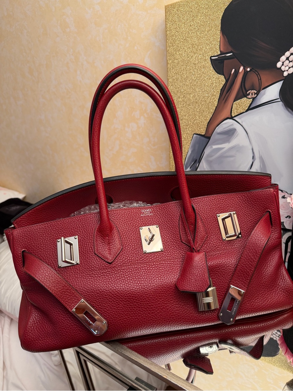 Hermes shoulder Birkin 42 bag